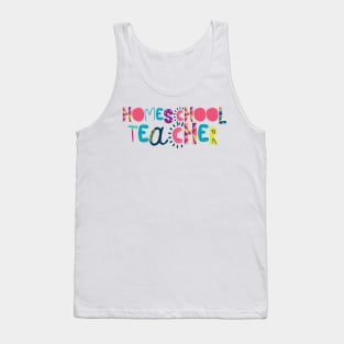 Cute Homeschool Teacher Gift Idea Back to School Tank Top